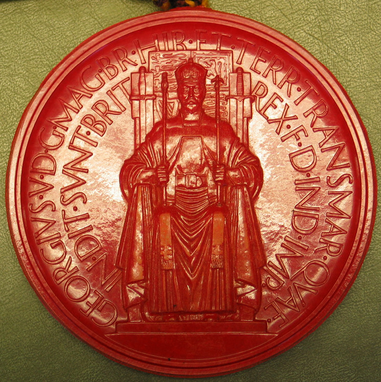 seal of George V