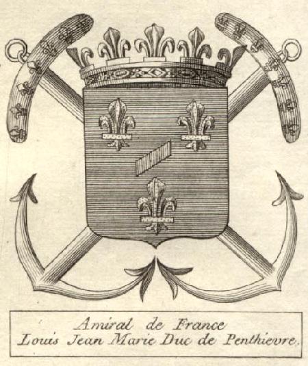 Arms of the Amiral de France