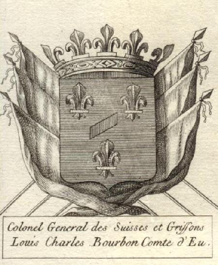 Arms of the Colonel Général des Suisses et Grisons