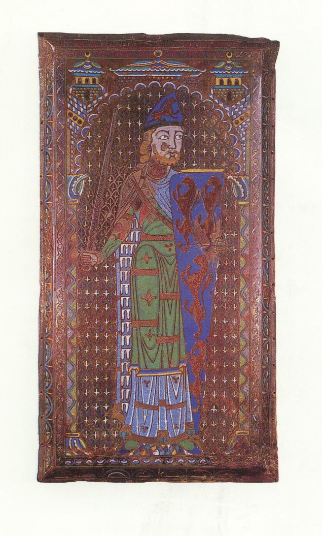 enamel plaque of Geoffroy Plantagenet